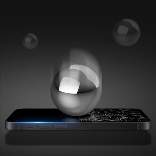 Image of TANTEK TitanGuard Tempered Glass Screen Protector Guard for iPhone 17 Pro - 9H Hardness, Military Grade, Anti-Static, Easy Installation Kit - 1 PACK