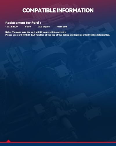 Image of KAX Front Left Disc Brake Caliper Assembly Fit for Ford F-150 2012-2020