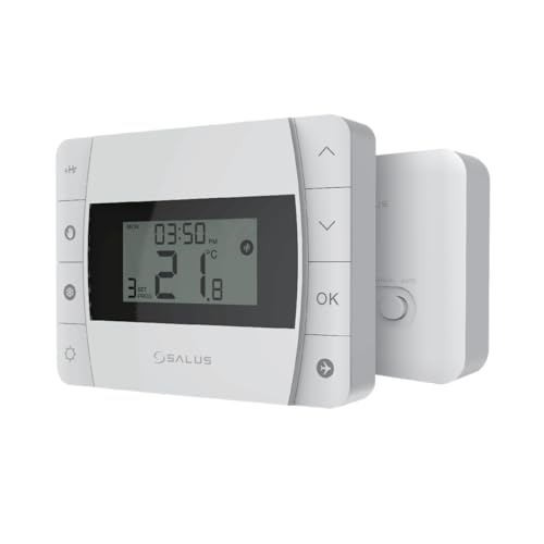 Salus DT500RF - Wireless Programmable Thermostat & Receiver (Boiler Plus Compliant)