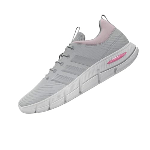 adidas Damen Cloudfoam Flex Elastic Laces Shoes, LGH solid Grey/Matte Silver/Clear pink, 44 EU – Ansicht 9