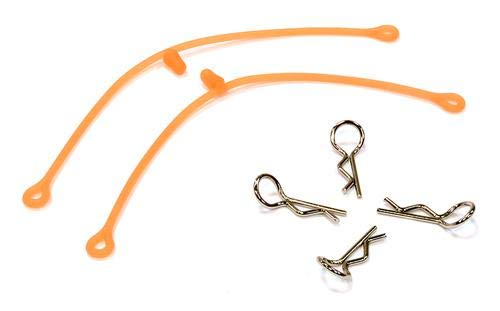 Integy RC Secured Body Clip (4) with 85mm Connecting Link for 1/10 Scale