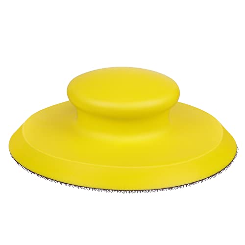 150MM Round Pad Hand Sanding Block,Hand Polishing Block Hook and Loop Disc Ideal Sand Polishers for Woodworking Home Crafts Automobile Body