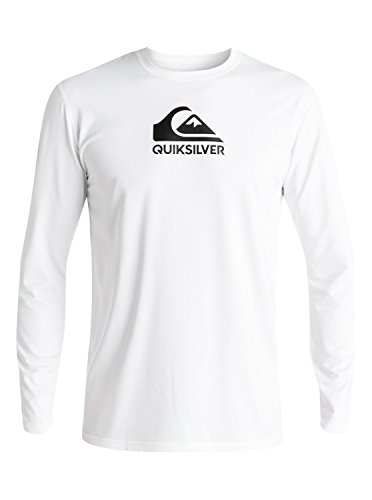 Preisvergleich Produktbild Quiksilver Herren Solid Streak Long Sleeve Rash Guard - Weiß - XX-Large