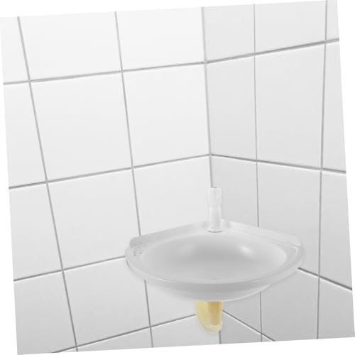Lavabo de pared triangular para solucionar la falta de espacio en baños y balcones 6