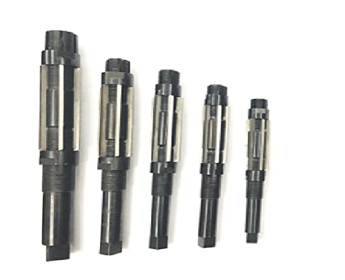 Shoppingfire- NEW 5 Pcs Adjustable Hand Reamer SET H-12 to H-16 Size 1.1/16 to 2.7/32 Hq NEW