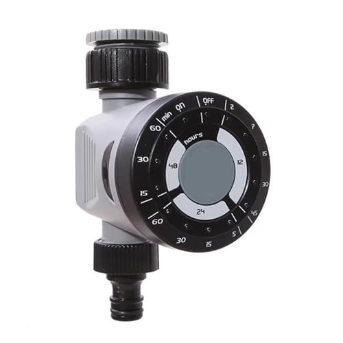 BXCONJUBC Minuterie d'arrosage de Jardin, électrovanne à clic, contrôleur d'irrigation, vanne électronique Automatique Maison