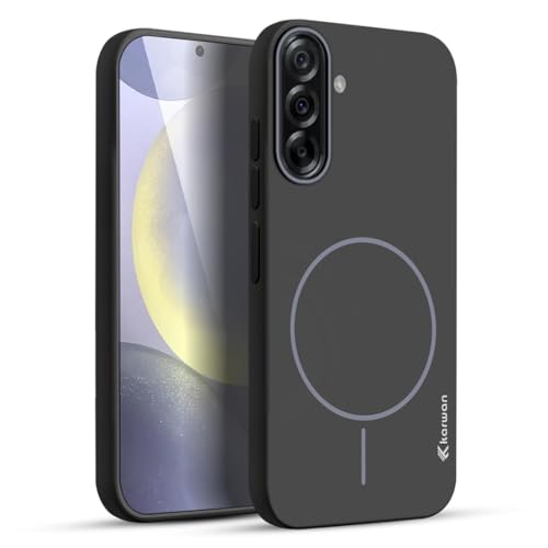 Image of KARWAN️Magnetic Ultra Slim-Fit Back Case Cover for Samsung Galaxy A36 |Hard PC Case Cover| Ultra-Thin & Light Weight with [Ultra Premium Feel] Case for Samsung Galaxy A36 (Black)