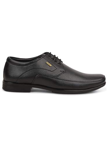Image of Liberty Fortune UVL 134 Formal Lacing Derby Shoes for Men with PU Sole | Comfortable Upper and Lightweight | Cushioned Footbed | Durable and Trendy Design | Quick Wear Elastic Laces