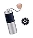 1Zpresso Macinacaffè Manuale JX Argento Capacità 35g con Montaggio Macina Conica in Acciaio Inossidabile - Impostazione Numerica Interna Regolabile, Macinacaffè Portatile Macinatura Più Veloce