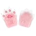 COSYEARS Cat Paw Mittens Gloves Furry Shoes Fursuit Animal Head Mask Halloween Masquerade Costume Accessories Set