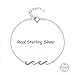 zocare Gift for Best Friends Female,Wave Friendship Bracelet for Women,Bestie Gifts for Women,925 Sterling Silver Bracelet Gifts for Friends Birthday Gift Graduation Gift for Friend