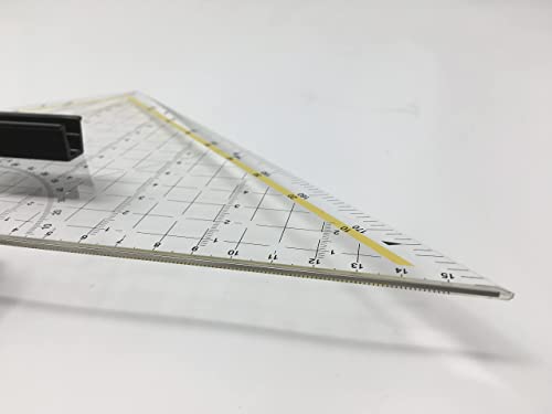 Geodreieck Klein Tools mit Stahlkante 325 mm aus Acrylglas