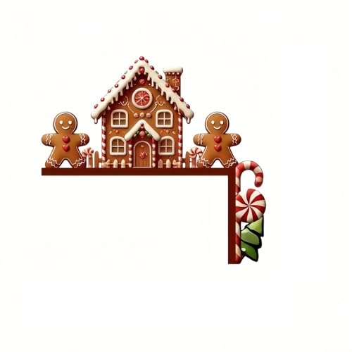 Drawelry 2025 Weihnachten Deko Türrahmen Ornament mit Weihnachtsmann...