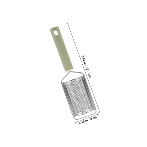 Rallador de Ajo de Acero Inoxidable con Mango Hexagonal Verde miniatura 2