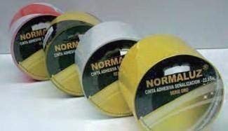 Normaluz Rd80604 - Cinta Adhesiva Señalización Serie Oro Cinta Balizamiento 8 Cm X 25 M Con Cte, Ripci