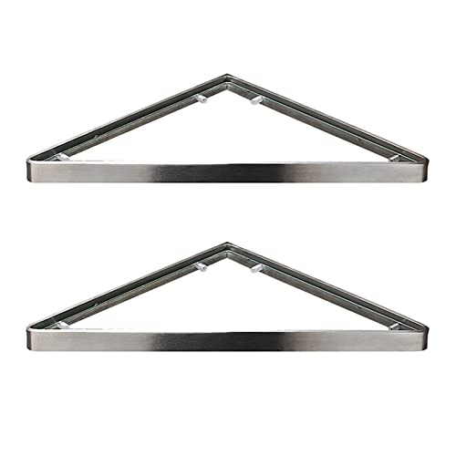 YANYUESHOP Bathroom Shelf Glass Shampoo Holder for Shower Adhesive Shower Caddy Corner No Drilling Wall Mounted for Bathroom