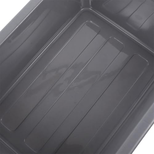 Lavabo rectangular de plástico para cocina y cafeterías 6