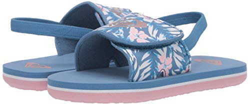 Image of Roxy Girl's TW Finn Sling Back Flip Flop Sandal Sandal, NAVY DREAM, 7 M M US Toddler
