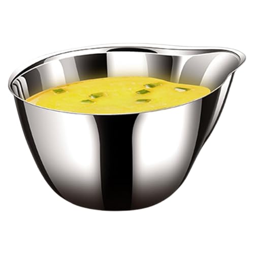Cuencos de acero inoxidable, cuencos para mezclar hechos de acero inoxidable, ensaladera, cuencos profundos para mezclar, cuencos laterales redondos para condimentos, platos, cuenco de mezcla de