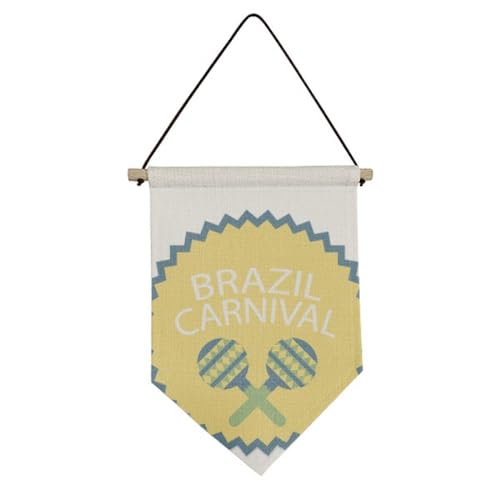 Brésil Carnaval sur ce drapeau sur toile pour salon exotique - 2