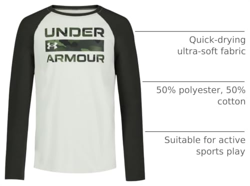 Image of Under Armour Boys' Long Sleeve Graphic T-Shirt, Lightweight & Breathable, Outdoor Collection