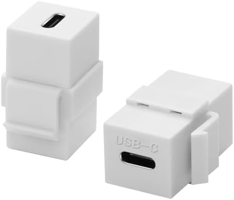 Amazon.com: QIANRENON 10Gbps USB C Keystone Jack Adapter, USB3.1 Type C ...