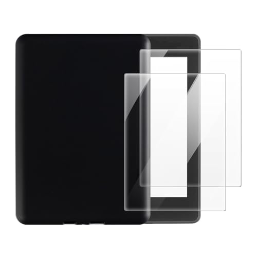 Étui Kindle Paperwhite 4 noir anti-rayure avec vitre incluse