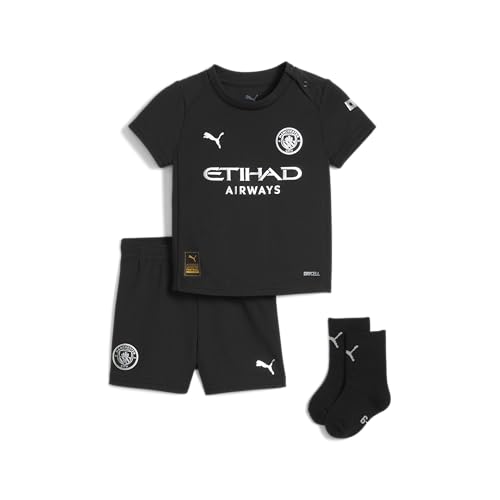 PUMA Minikit Away 25/26 Manchester City Bébé 92, Black
