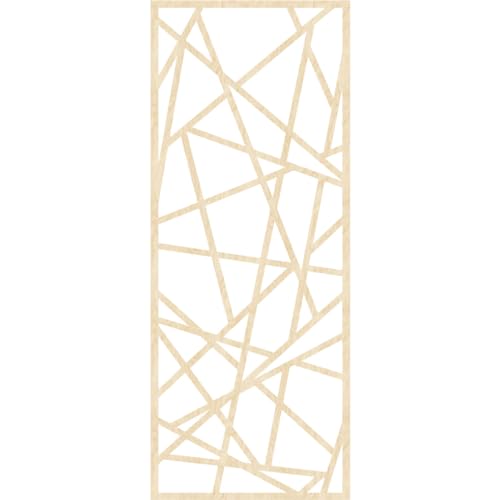 Image of Conway Decorative Pierced Fretwork Wood Wall Panels, 23 3 /8 inchW x 59 3 /8 inchH x 3 /8 inchT, Birch