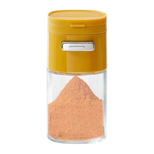 Salero y pimentero, dispensador de azúcar de vidrio, vertedor de condimentos resistente al desgaste con cuantitativo preciso para mesa de comedor, bistró, restaurante, rincón de café