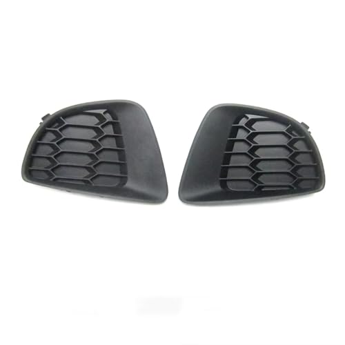 フォググリル Compatible With Mazda 2 2004-2011 ハッチバック フォグランプなし フロントバンパー フォグランプ フレームカバー DG80-50-C11A DG80-50-C21A 対応(1 pair)