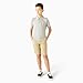 Dickies Big Boys' Short Sleeve Pique Polo Shirt, Heather Gray, Large (14/16)