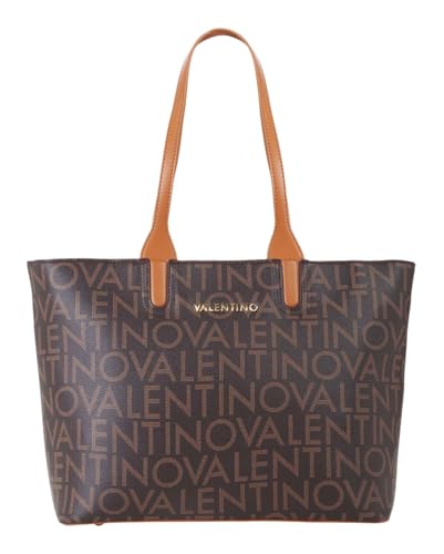 Valentino bolso shopper bolso de hombro Regina Re Shopping Bag Moro/Naturale marrón oscuro