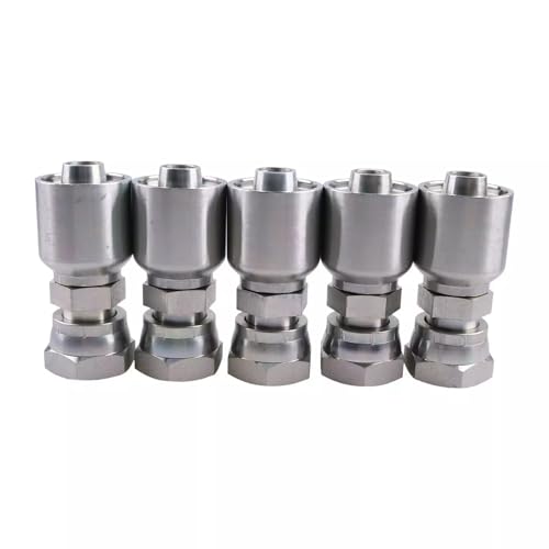 Image of 5X Hydraulic Hose Fitting With 3 /4 inch Thread 1JS431212 1JS43-12-12 Compatible for Parker