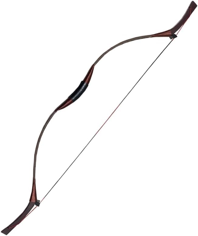 40Lbs/45Lbs/50Lbs Handmade Recurve Bow 52" Attila Mongolian Longbow Chinese for Archery Hunting Horse Riding