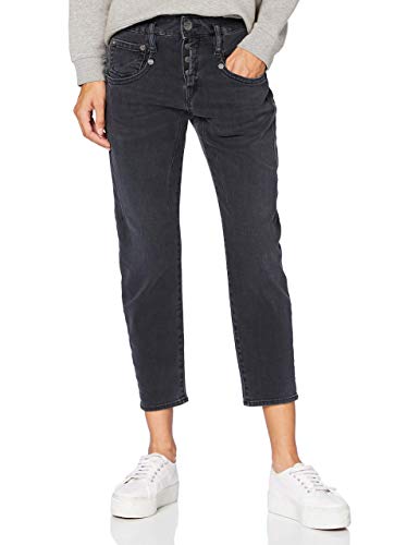 Herrlicher Damen Shyra Cropped Jeans, Grau inox 095, 29