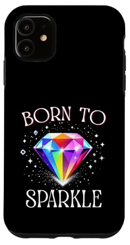 Born to Sparkle ? �J���t���ȃ_�C�������h�̈��p�f�U�C�� �X�}�z�P�[�X iPhone 11 �p