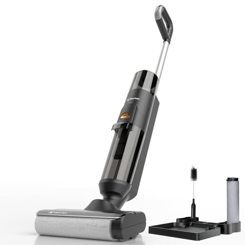 Hearten Nass Trockensauger, Selbstreinigung, Staubsauger mit Wischfunktion, Kantenreinigungsbürste, Für Hartböden, Tierhaare, Intelligente Schmutzerkennung, Sprachansagen. Hearten Nass Trockensauger, Selbstreinigung, Staubsauger mit Wischfunktion, Kantenreinigungsbürste, Für Hartböden, Tierhaare, Intelligente Schmutzerkennung, Sprachansagen.
