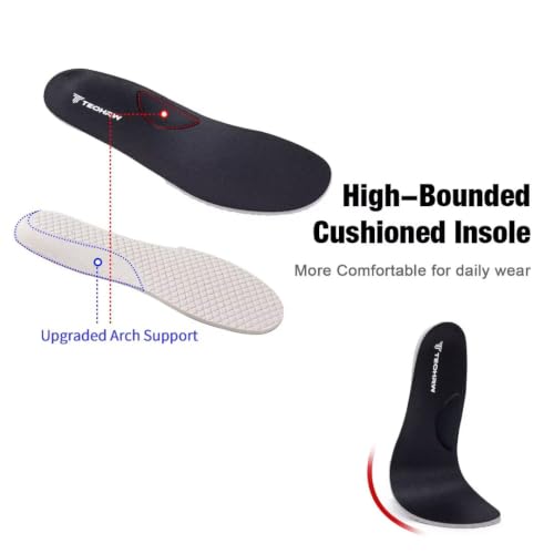 Image of Men's Extra Wide Walking Sneakers Wide Toe Box Orthopedic Shoes with Arch Support for Flat Feet & Foot Pain Relief