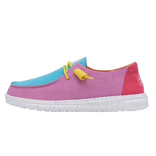 Image of HEYDUDE Women's Wendy Slub Canvas | Women's Shoes | Women's Slip On Shoes | Comfortable & Light-Weight