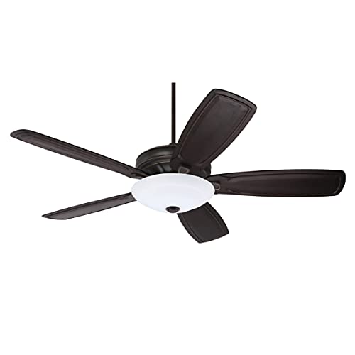 Best Review Luminance kathy ireland HOME Carrera Grande Eco Ceiling Fan Fixture with 6-Speed Wall Control and Downrod  Energy Star Rated Motor 