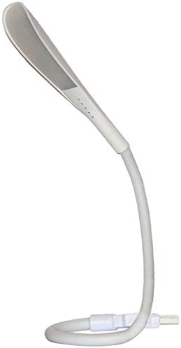 i2 Gear USB Reading Lamp with 14 LEDs with Flexible Gooseneck for Notebook Laptop, Desktop, PC and MAC Computer + On/Off Setting (14 LED, White)