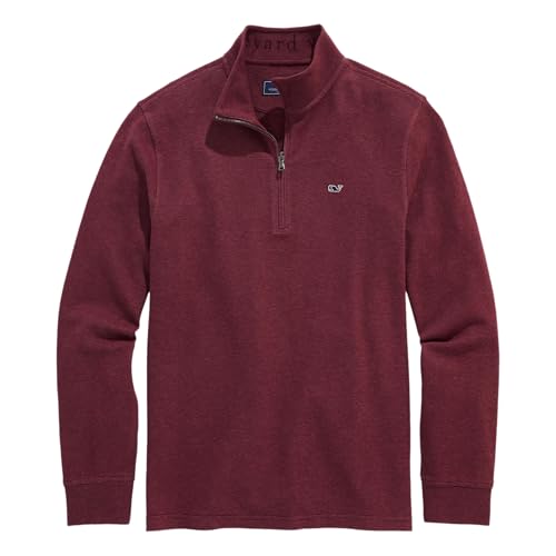 vineyard vines Men's Saltwater Quarter-Zip Pullover Sweater