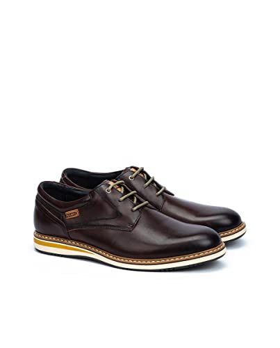Image of PIKOLINOS Avila M1T-4050 Men's Lace-Up Shoes - Stylish Premium Calfskin Leather - Removable Cushioned Insole - Wide Fit - Lightweight Sole for Everyday Walking Comfort