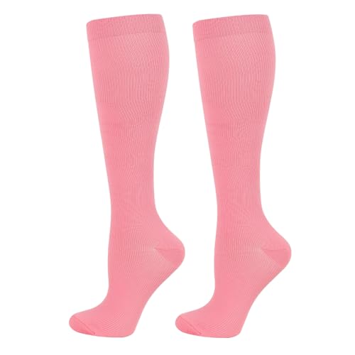 Image of 2 Pairs Compression Socks for Women Men Circulation-Best Support for Nurses,Running,Athletic,Travel