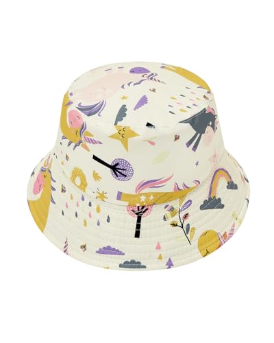 Century Star Infant Toddler Bucket Hat UPF 50+ Baby Girl Boy Sun Hat Bright Pattern Beach Sun Hat Kids Summer Swim Cap2