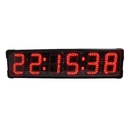 Temporizador digital deportivo con pantalla LED de 6 pulgadas miniatura 2
