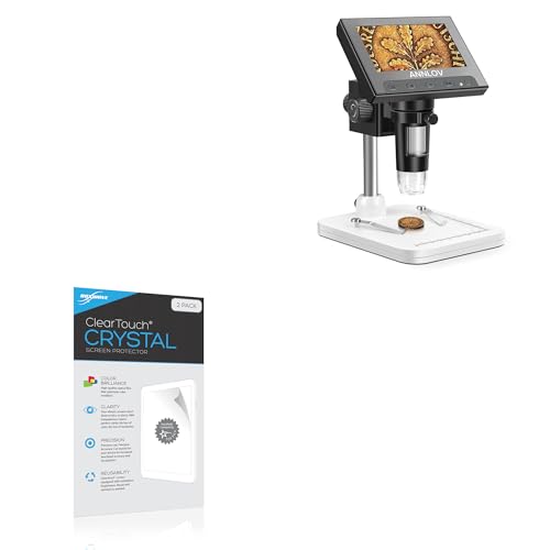 BoxWave Screen Protector Compatible With ANNLOV Coin Microscope AM06 (4.3 in) - ClearTouch Crystal (2-Pack), HD Film Skin - Shields From Scratches