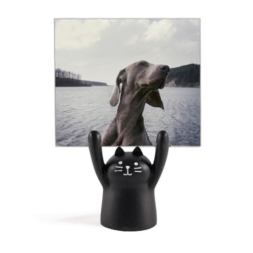 Support pour photo de chien gris pour garder son souvenir près de soi