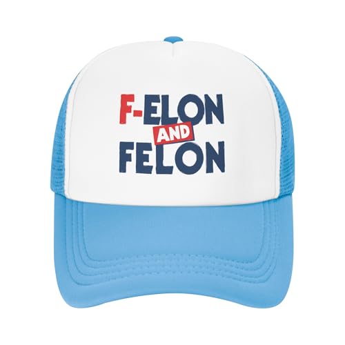 Vetrova Anti Elon Musk Trucker Hats Fire Elon Musk Deport Stop Musk Funny Gag Baseball Cap for Kids Boys Girls Caps